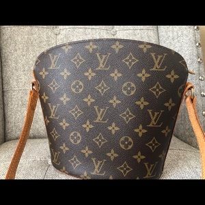 Authentic Louis Vuitton Drouot Cross-body Handbag